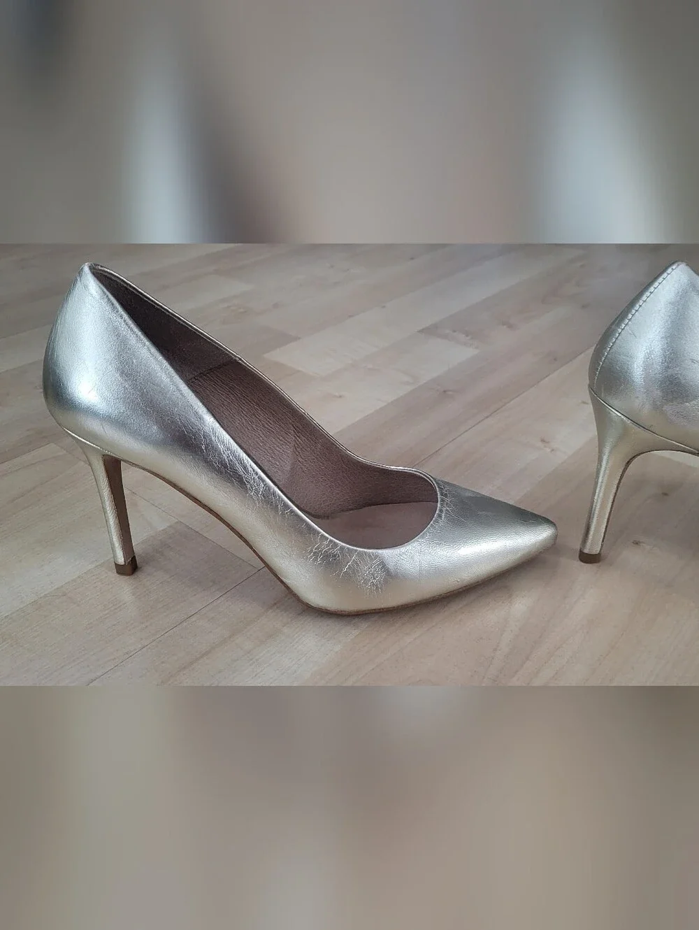 Saks Fifth Avenue elegant metallic